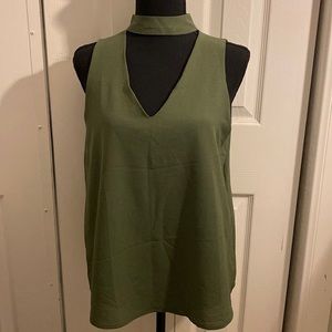 Paper crane | women’s blouse | olive | medium